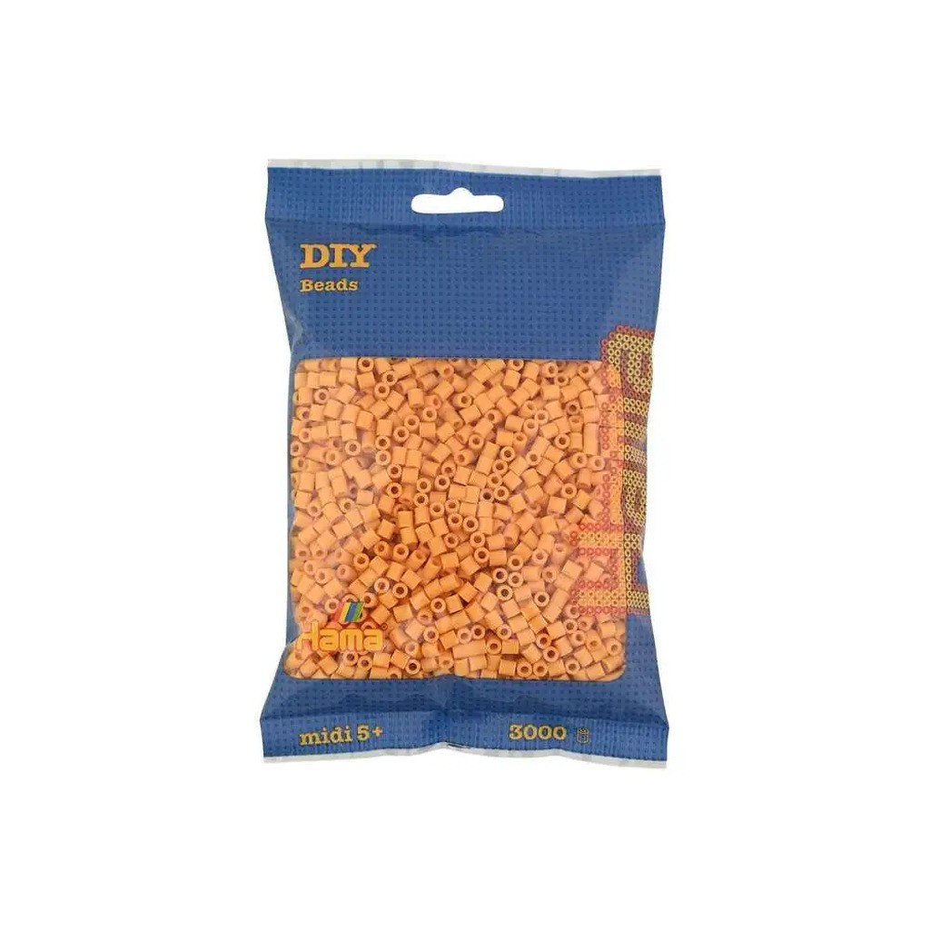 Hama midi perler 3000stk Peter Plys gul