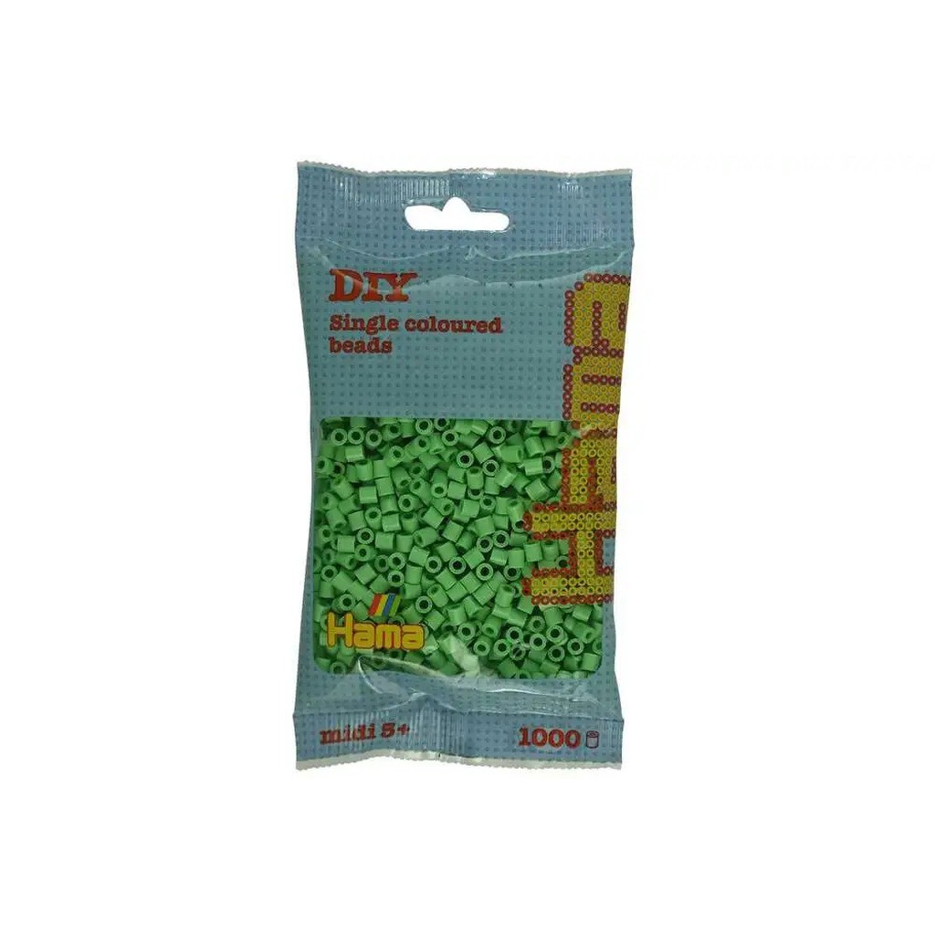 Hama midi perler 1000 stk klar grøn 115