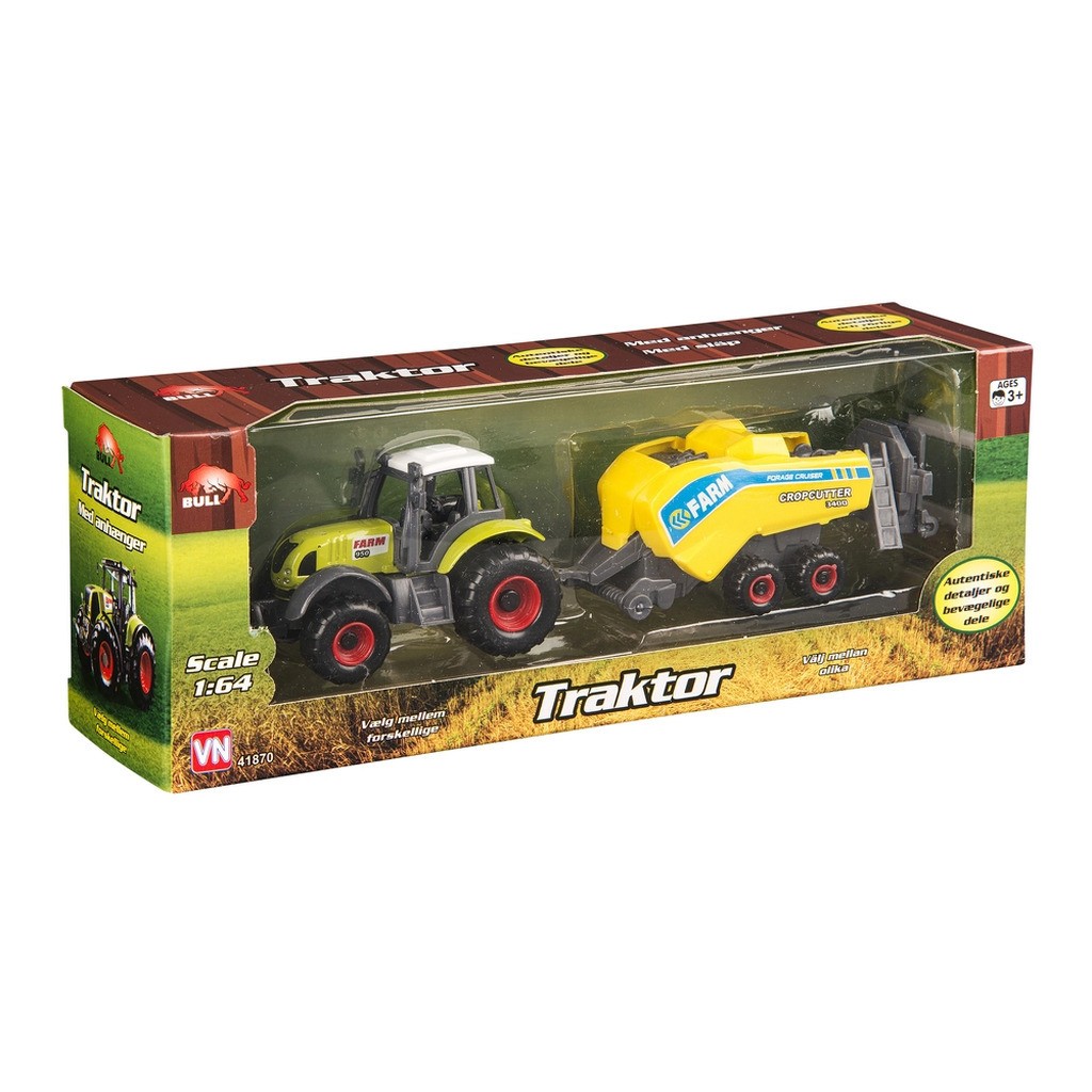 Traktor med anhænger ass