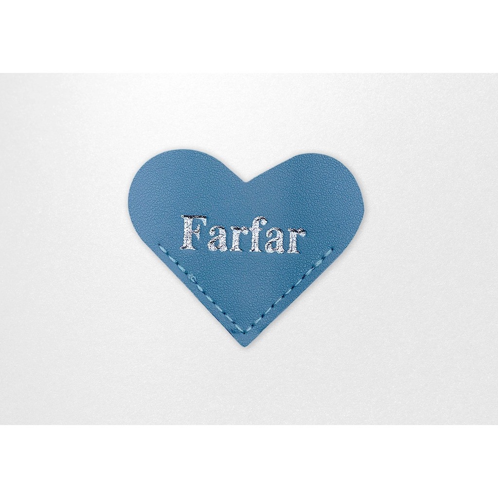 Bogmærke farfar hjerte PU, du er fantastisk