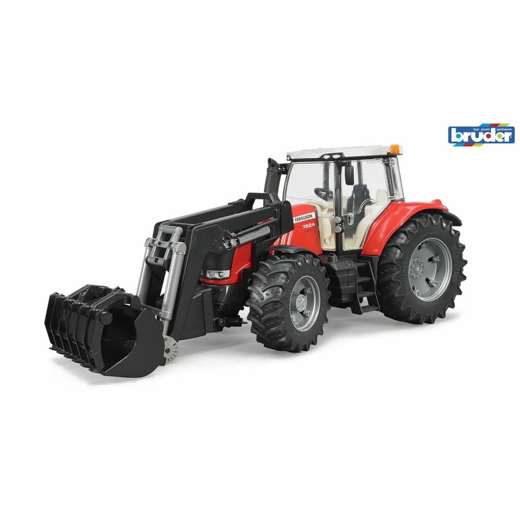 Massey Ferguson 7600 traktor med frontlæsser