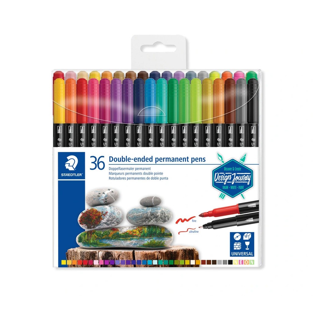 Staedtler duo perm. 36 stk. ass