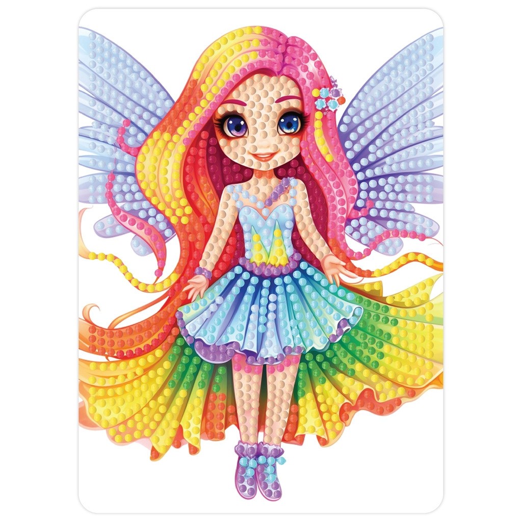 Diamond art FE farverig 13 x 18 cm