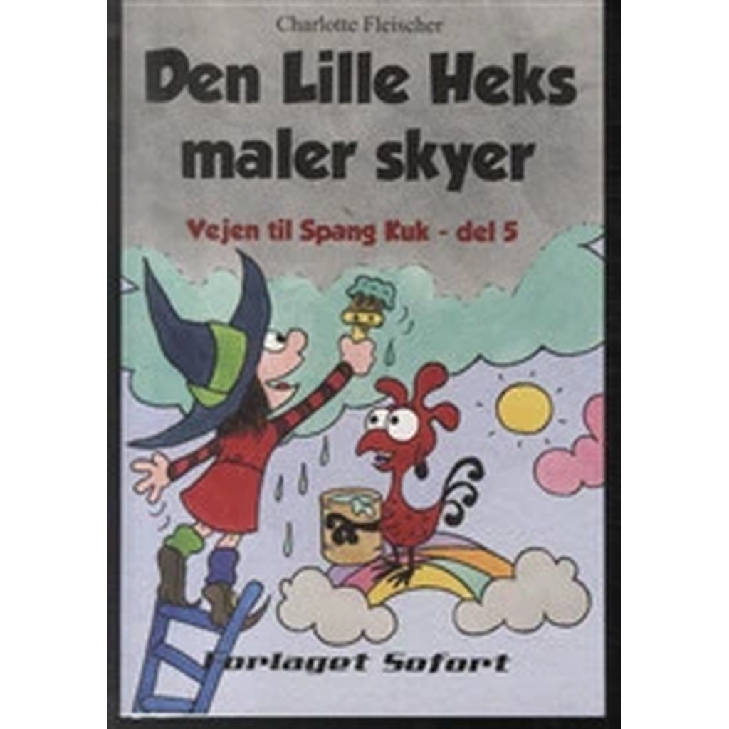 Den Lille Heks maler skyer
