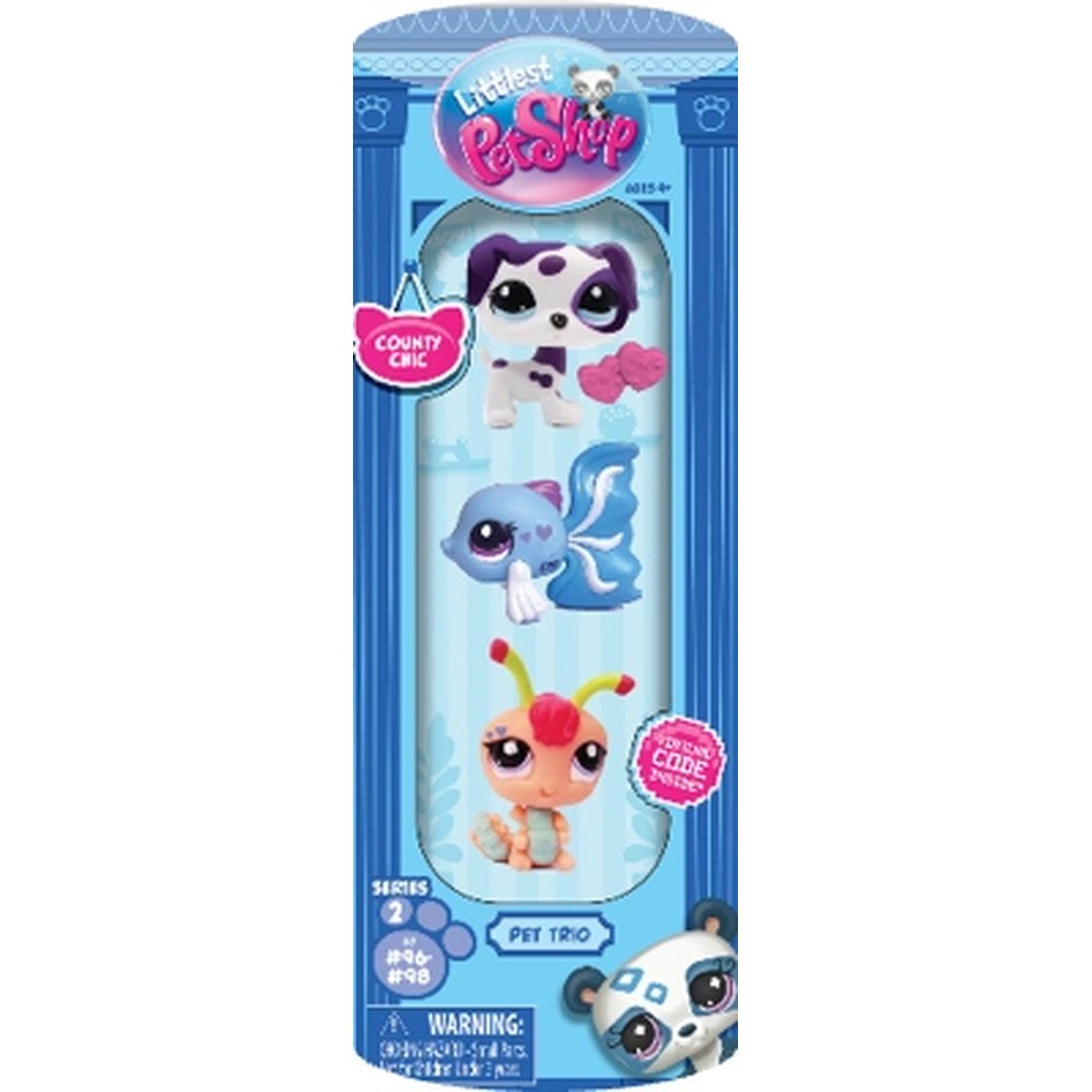 Littlest Pet Shop Pet Trio In Tube ass