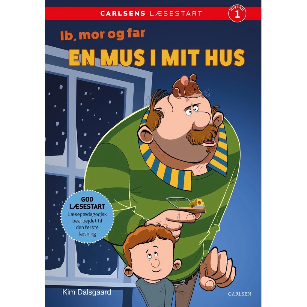 Carlsens Læsestart: Ib, mor og far - En mus i mit hus