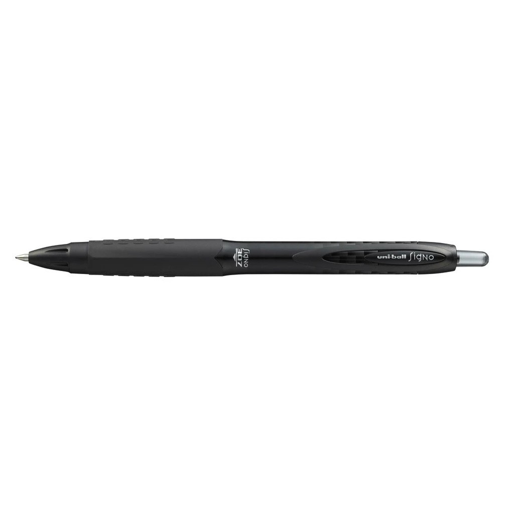 Gel ink rollerball pen Uni-ball 307, sort