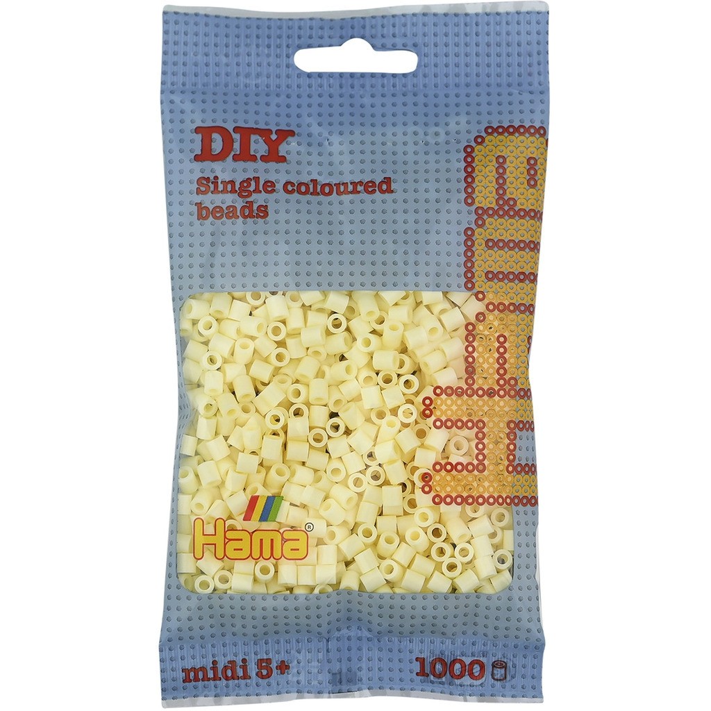 Hama midi perler 1000 stk creme 2