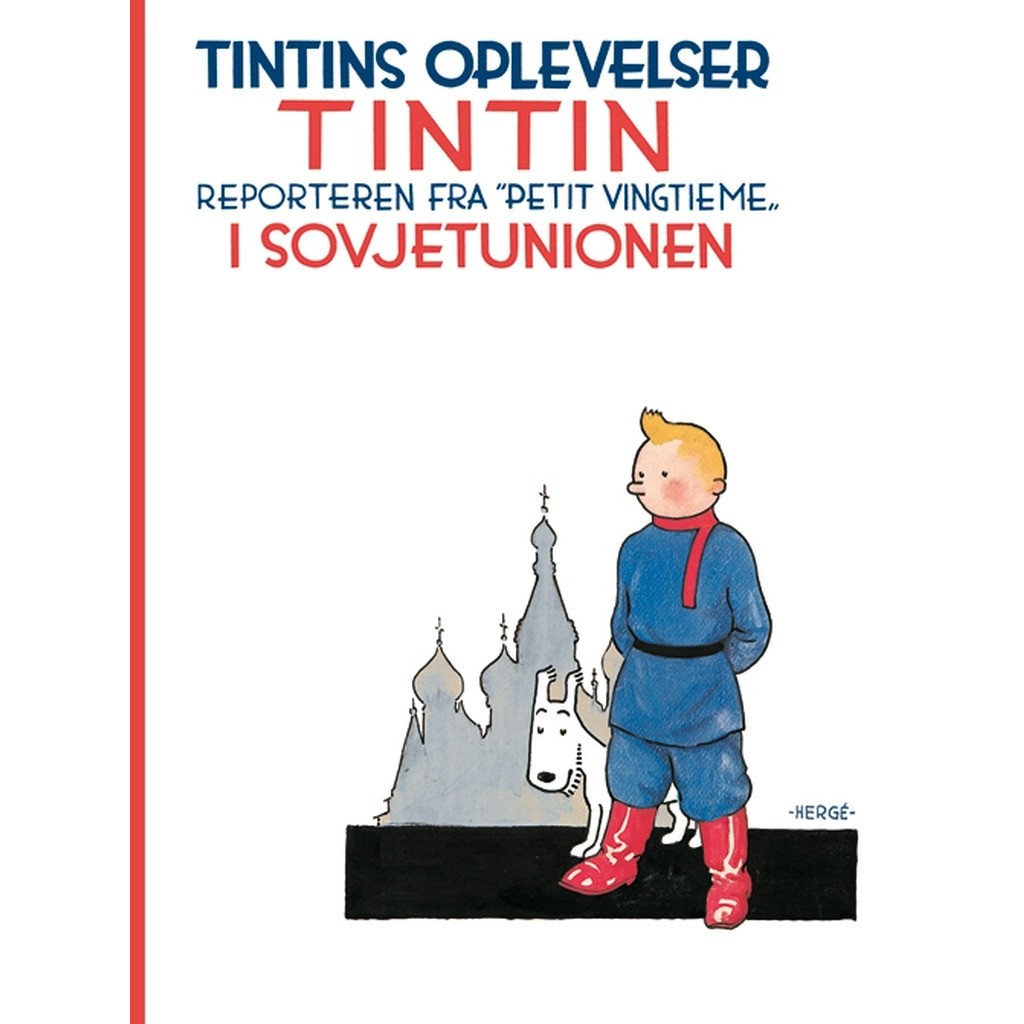 Tintin i Sovjetunionen  softcover sort/hvid