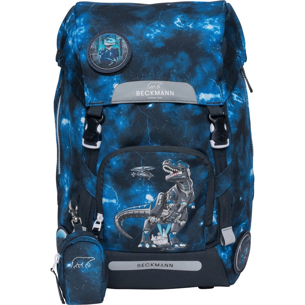 Skoletaske Beckmann Classic Maxi Tech Rex 28 Liter