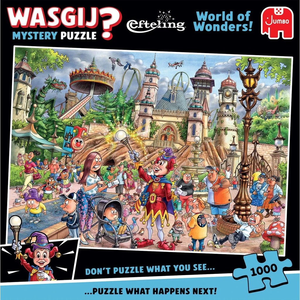 Puslespil Wasgij Mystery Efteling World of Wonders! 1000 brikker