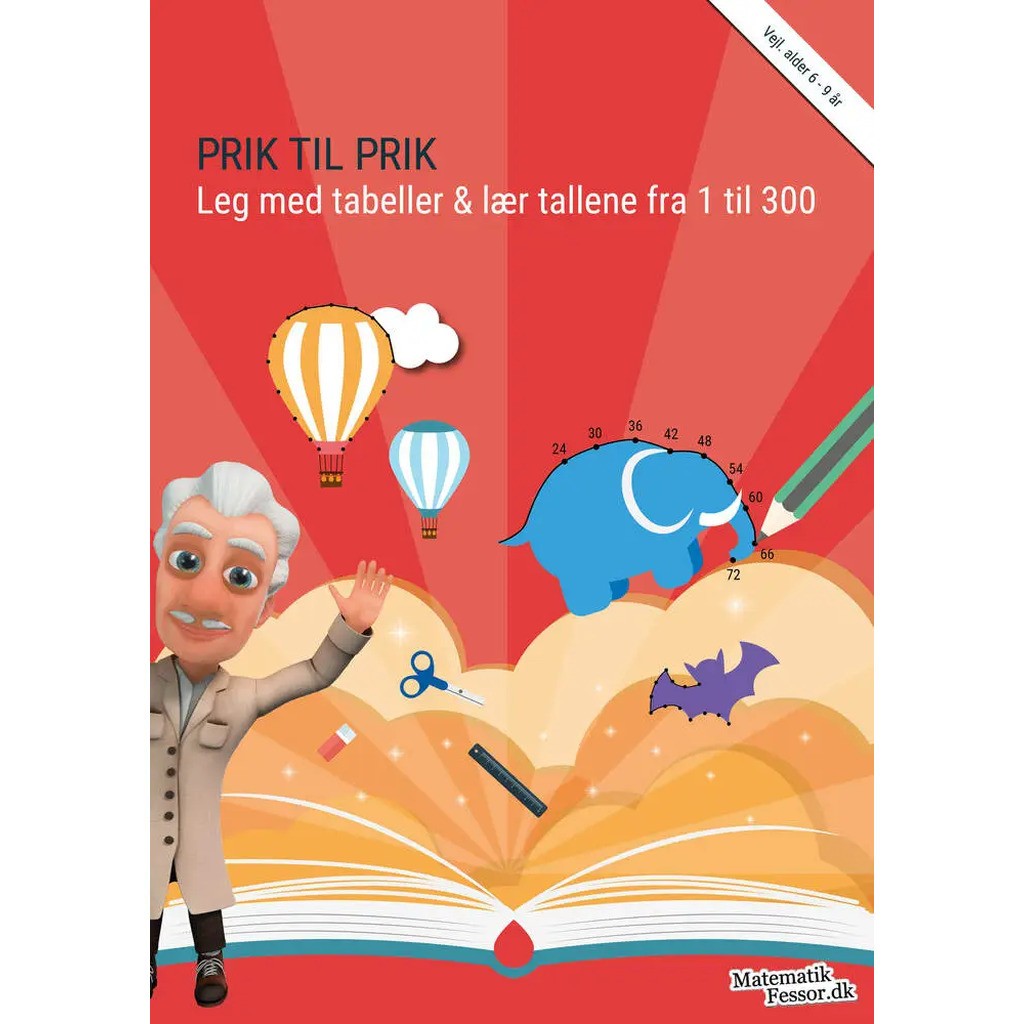 Prik til prik - Leg med tabeller & lær tallene fra 1 til 300 (kolli 6)