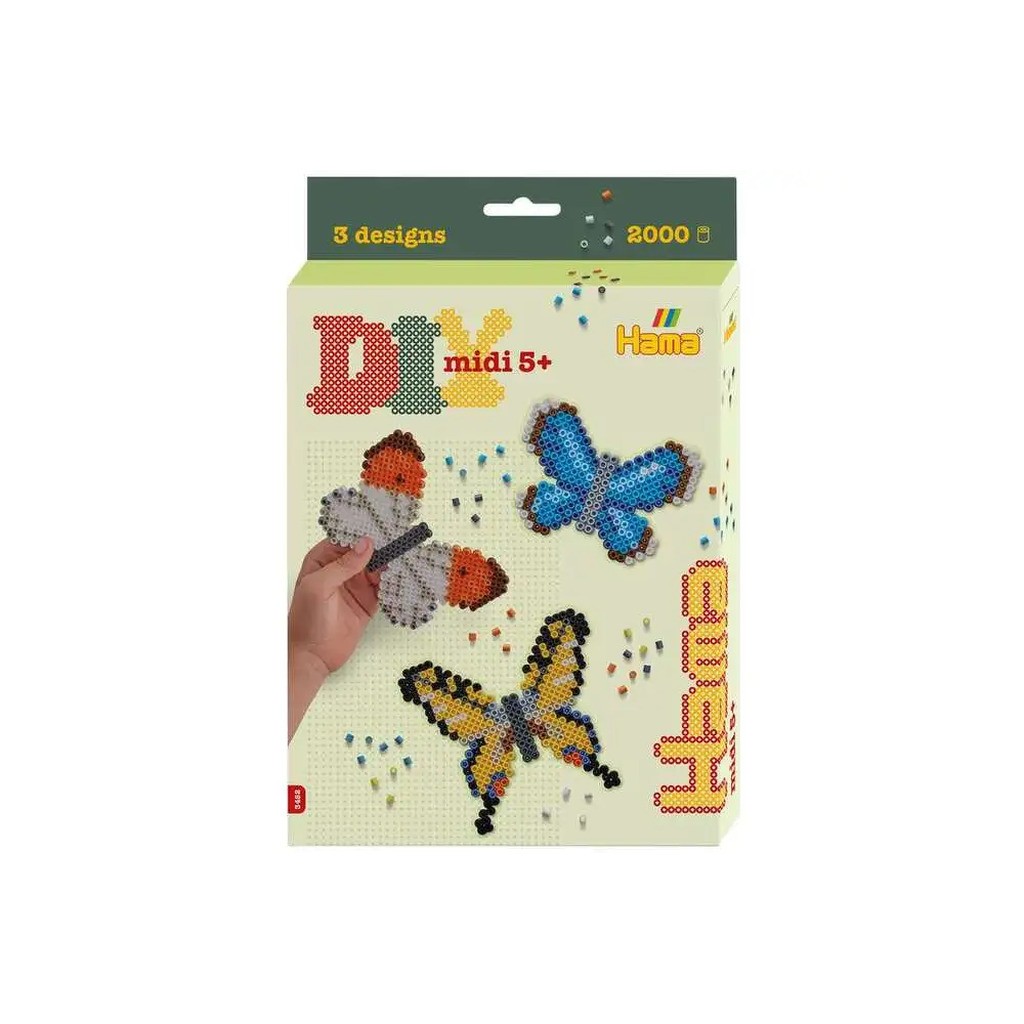 Hama midi ophængsæske Sommerfugle