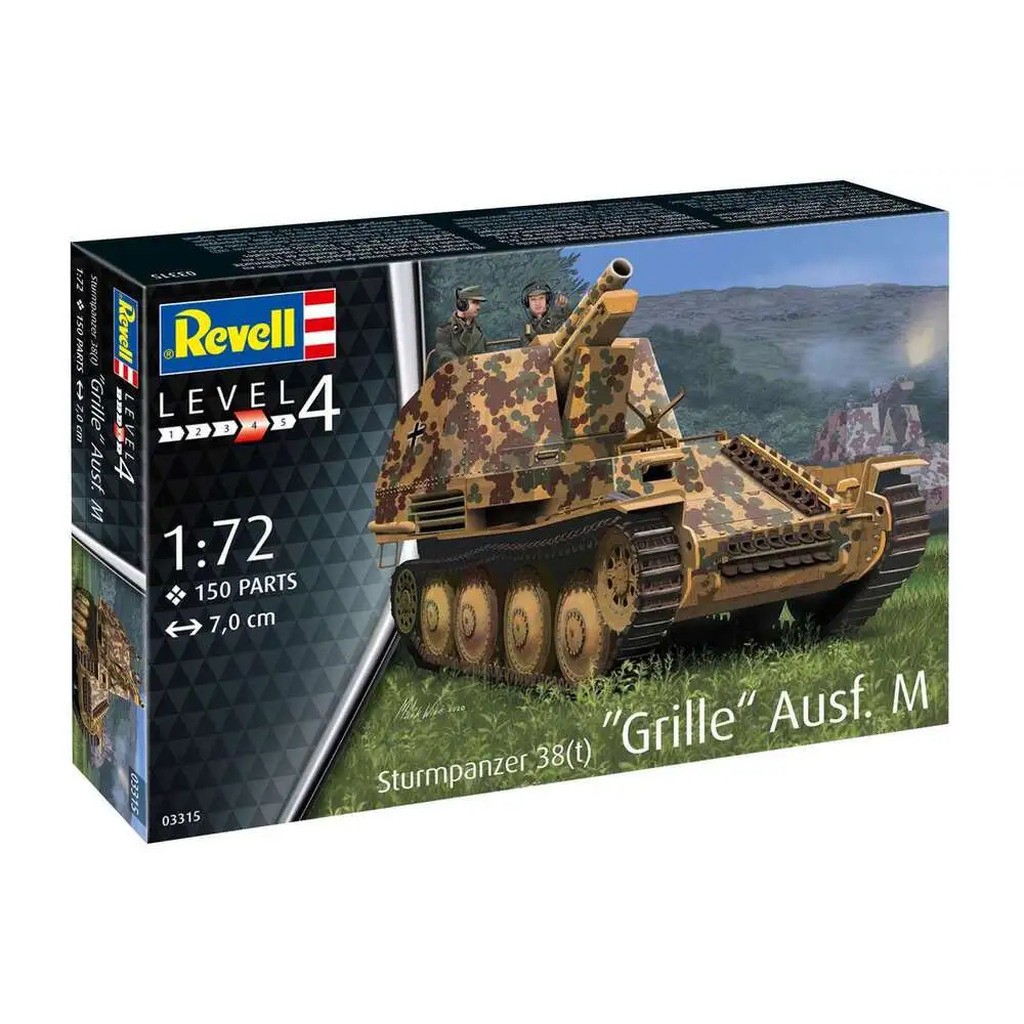 1:72 Sturmpanzer 38(t) Grille Ausf. M