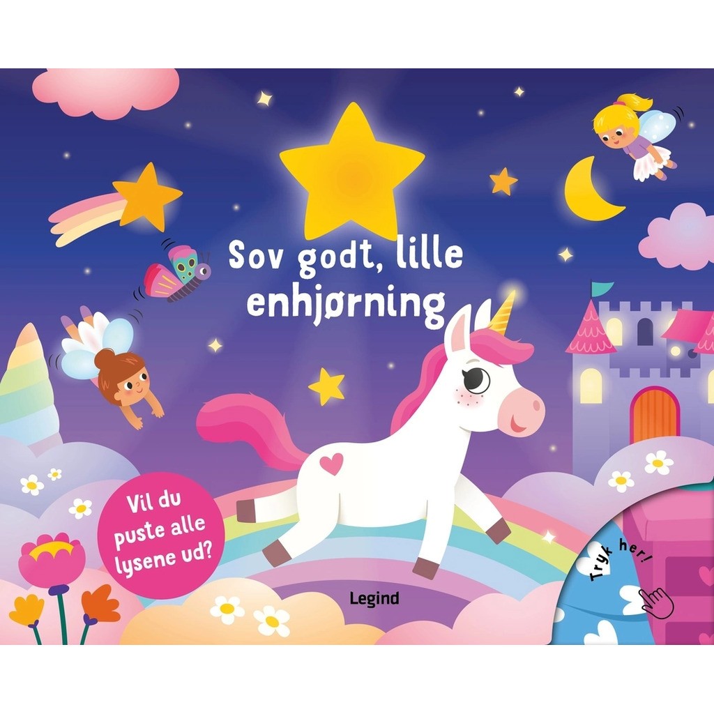 Pust lyset ud: Sov godt, lille enhjørning