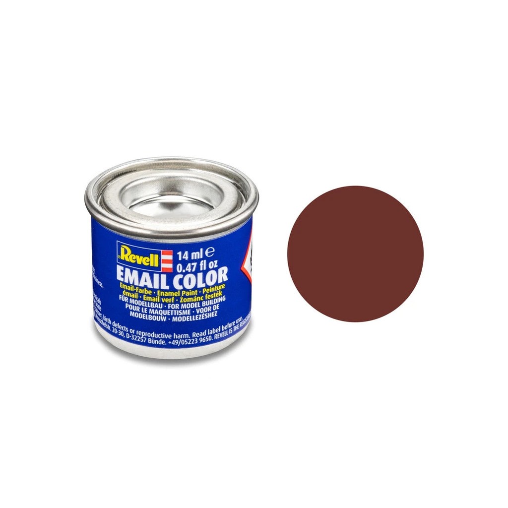 Enamel 14 ml. reddish brown, mat