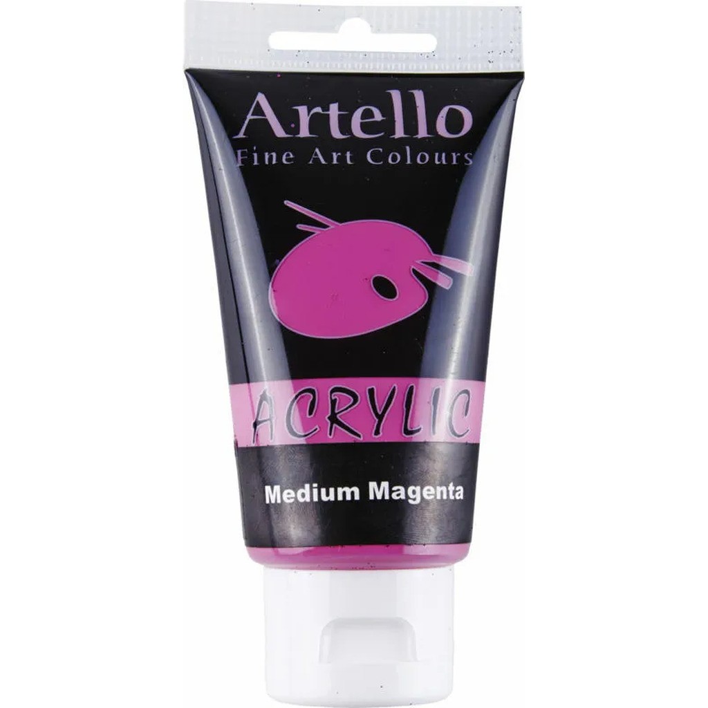 Akrylmaling Artello magenta medium 75ml