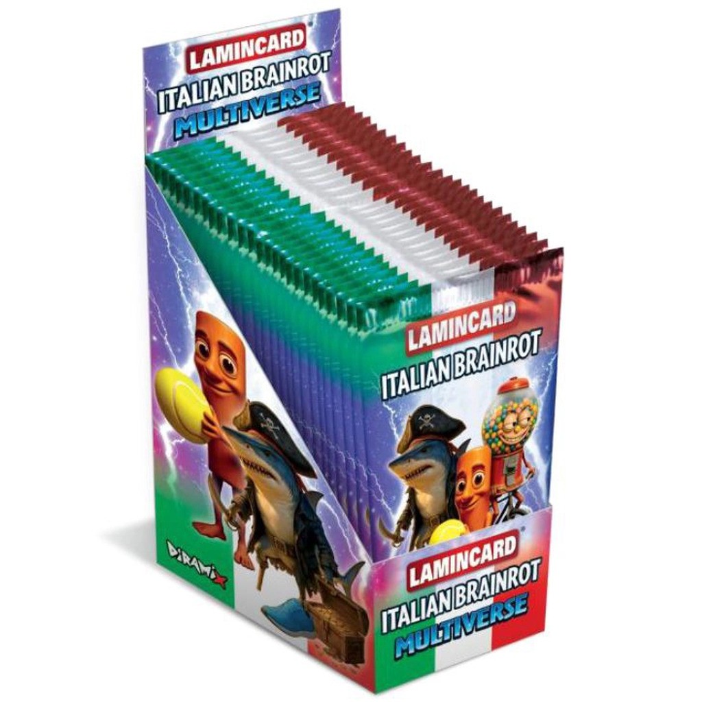 Brainrot samlekort 5-pak Wave 2 Ass