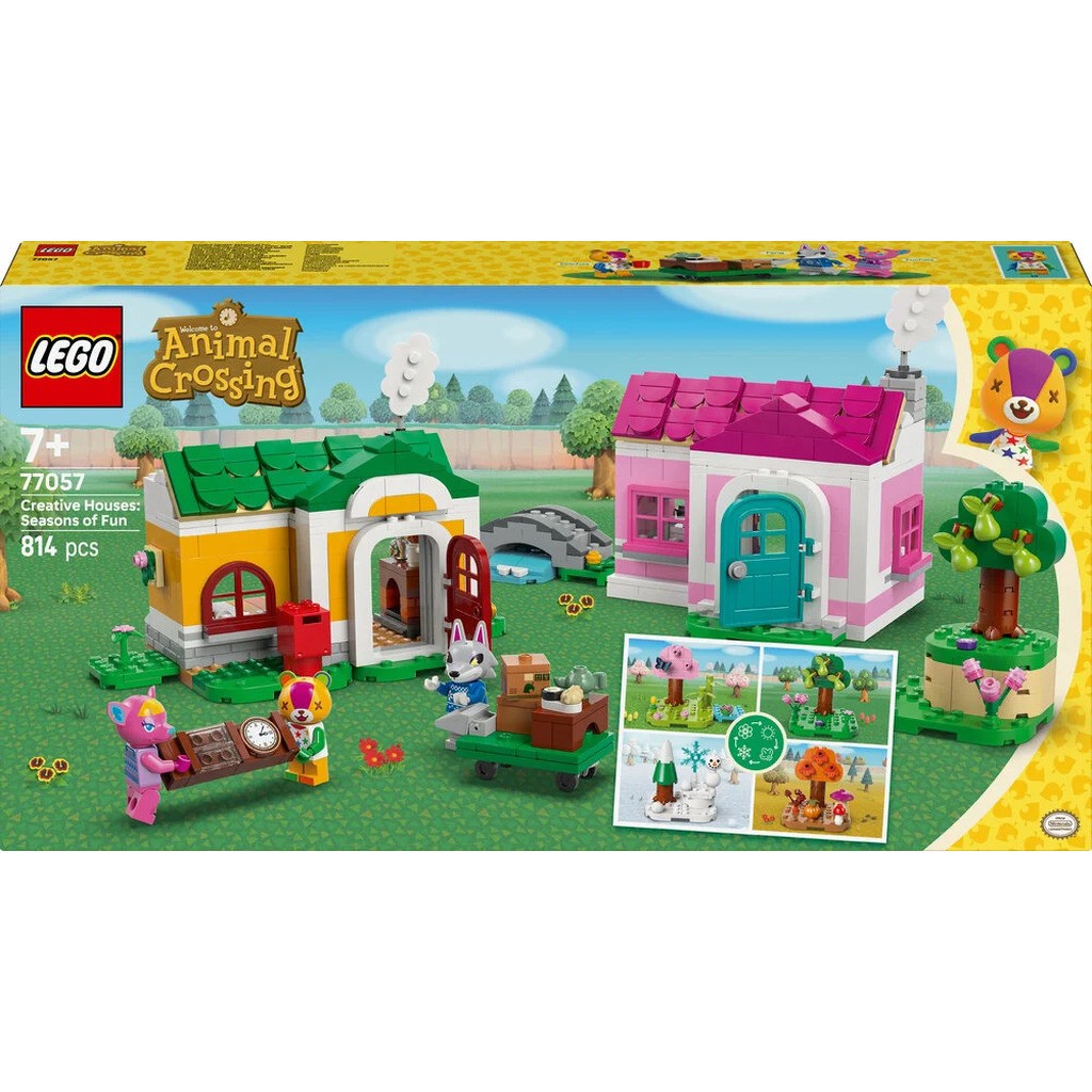 77057 LEGO Animal Crossing Kreative huse: Sjove årstider