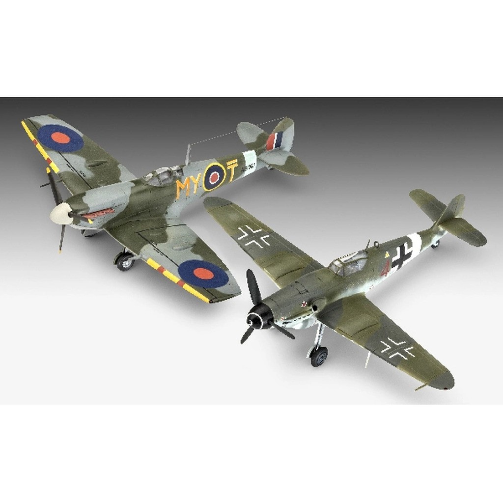 Model Set Combat Set Bf109G-10 & Spitfire Mk