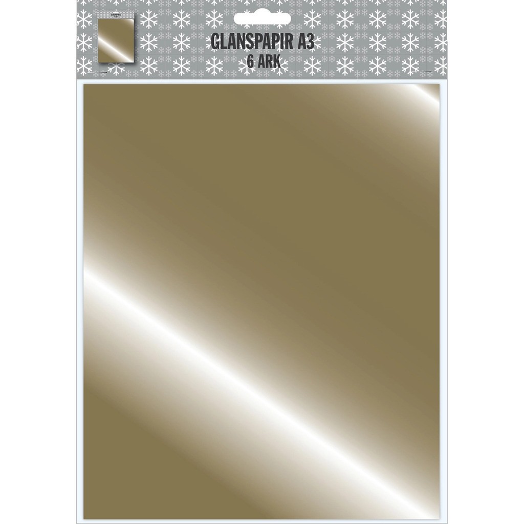 Glanspapir A3 6 ark