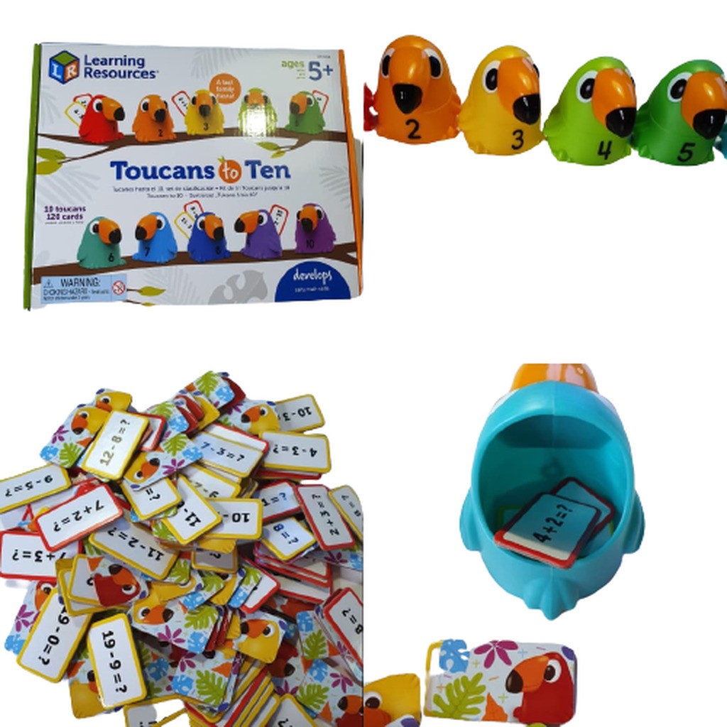 Tucan regnespil - læringspil med plus og minus