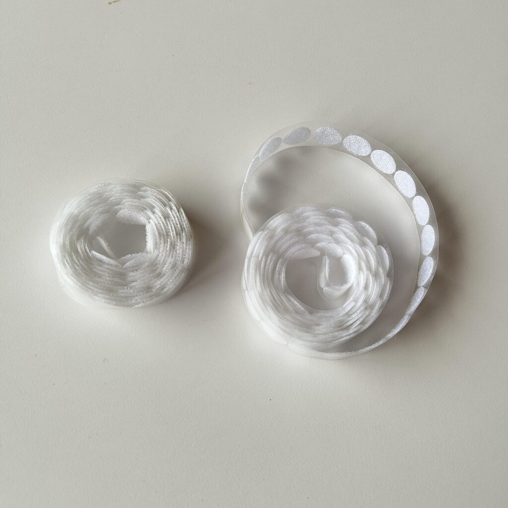 Runde velcro 12 mm - 200 stk