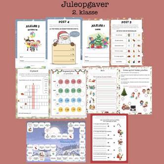 Juleopgaver 2. klasse (Print selv)