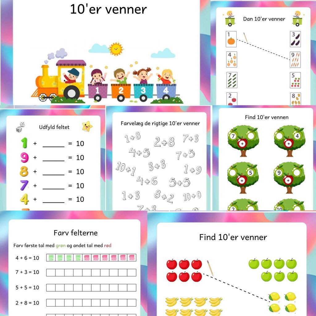 10'er venner hæfte 0.-1. klasse (Print selv)