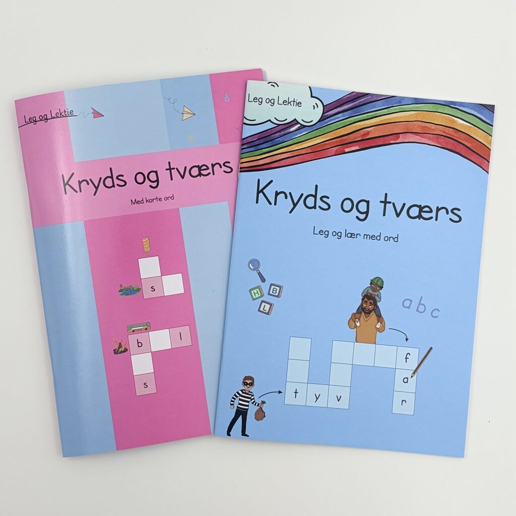 2 x opgavehæfter med kryds og tværs