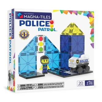 MAGNA-TILES politipatrulje 20 stk