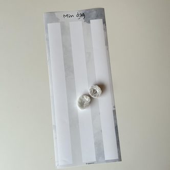 "Min dagsplan" - KUN plakat og velcro