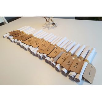 Læringsjulekalender 8-9 år  (Print selv)