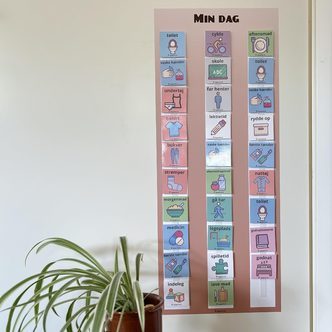 Min dag pakken - piktogrammer til børn