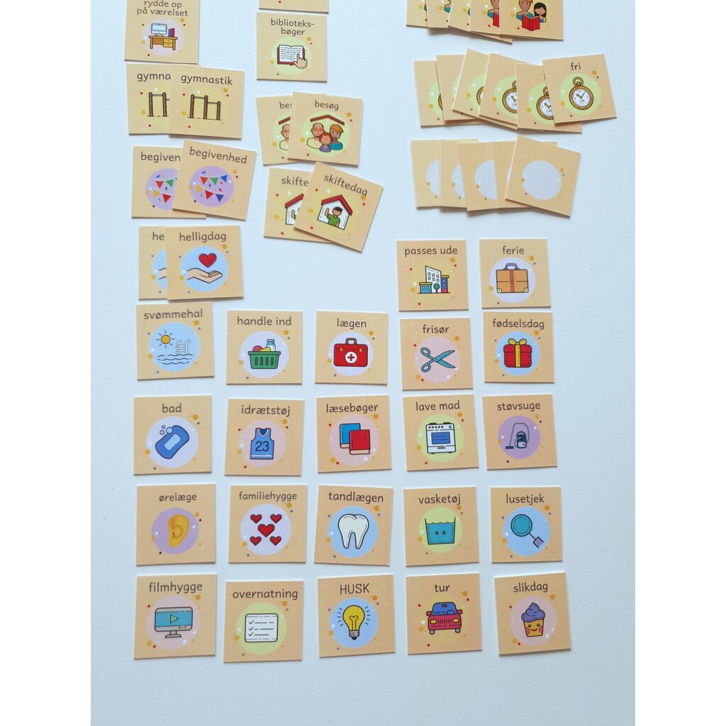 Kalender - KUN piktogrammer (jord)
