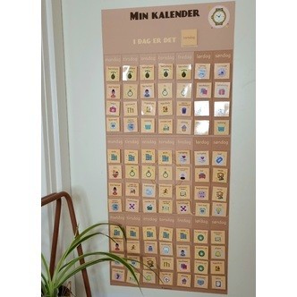 Kalender til børn pakke - overblik og struktur