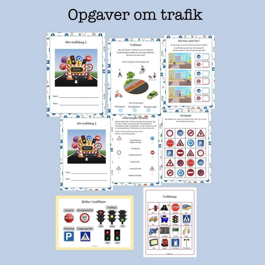 Opgaver om trafik (Print selv)