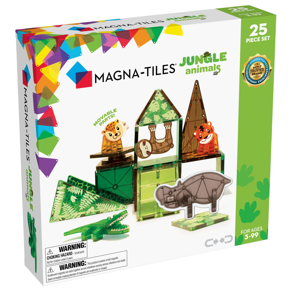 MAGNA-TILES Jungledyr 25 stk