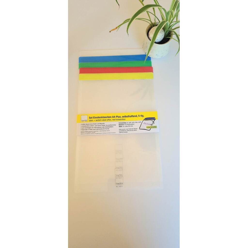Plastik lommer til tegninger - selvklæbende
