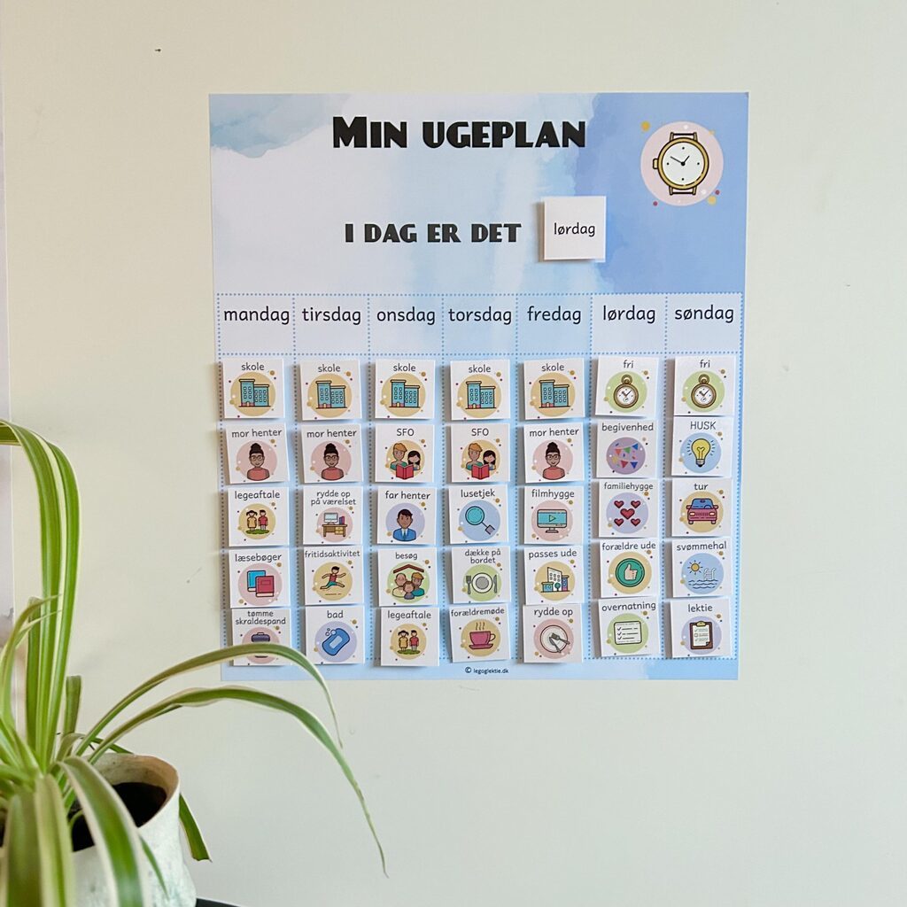Min ugeplan pakken - overblik og forudsigelighed