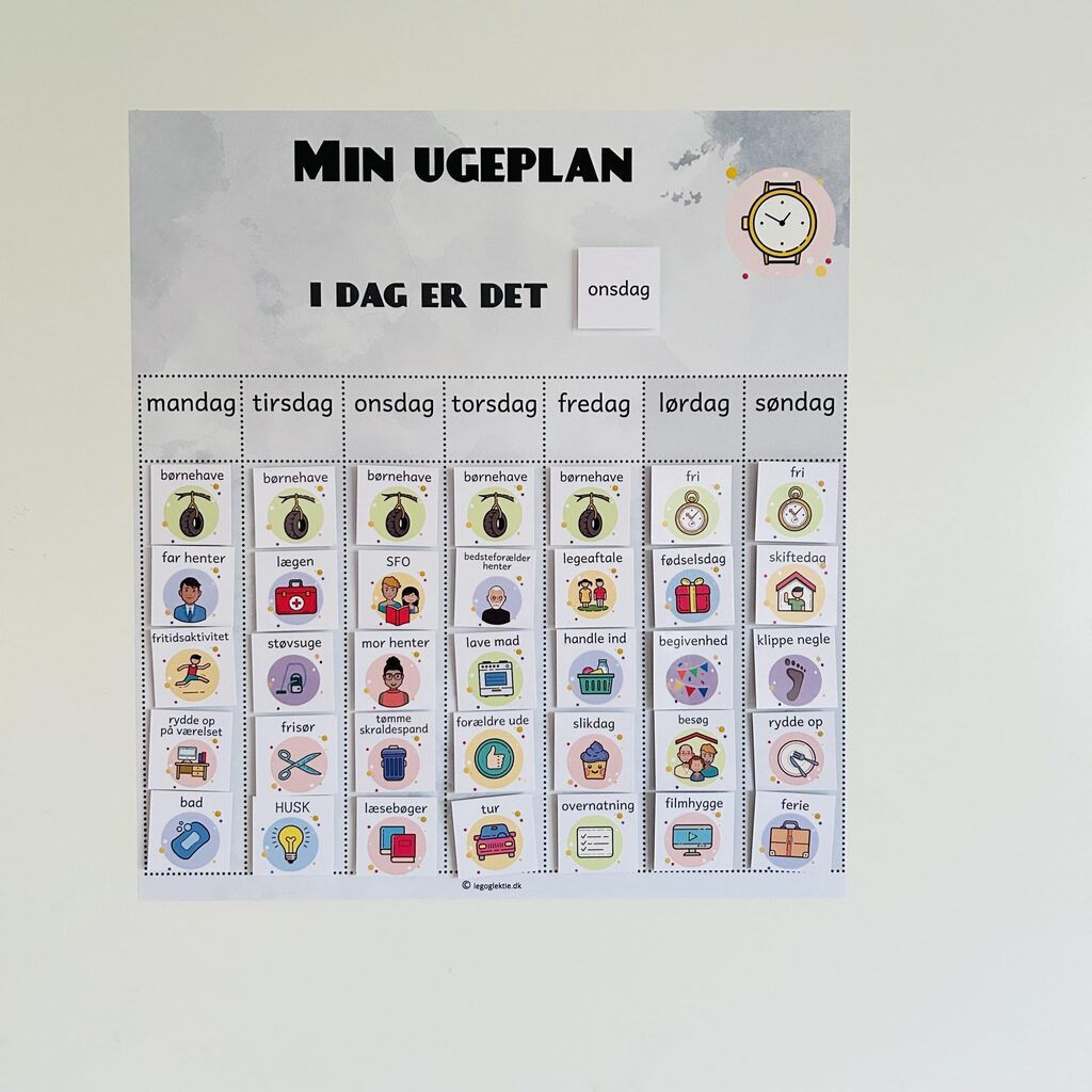 Min ugeplan pakken - overblik og forudsigelighed