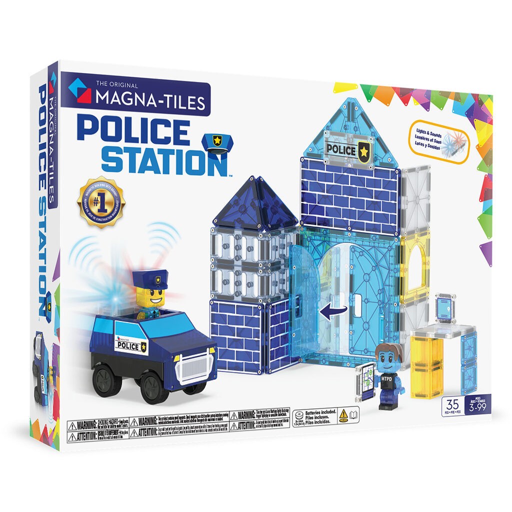 MAGNA-TILES politistation 35 stk