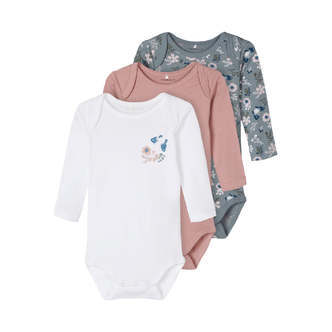 Name It Body 3 pak - Pale Mauve - 50 cm