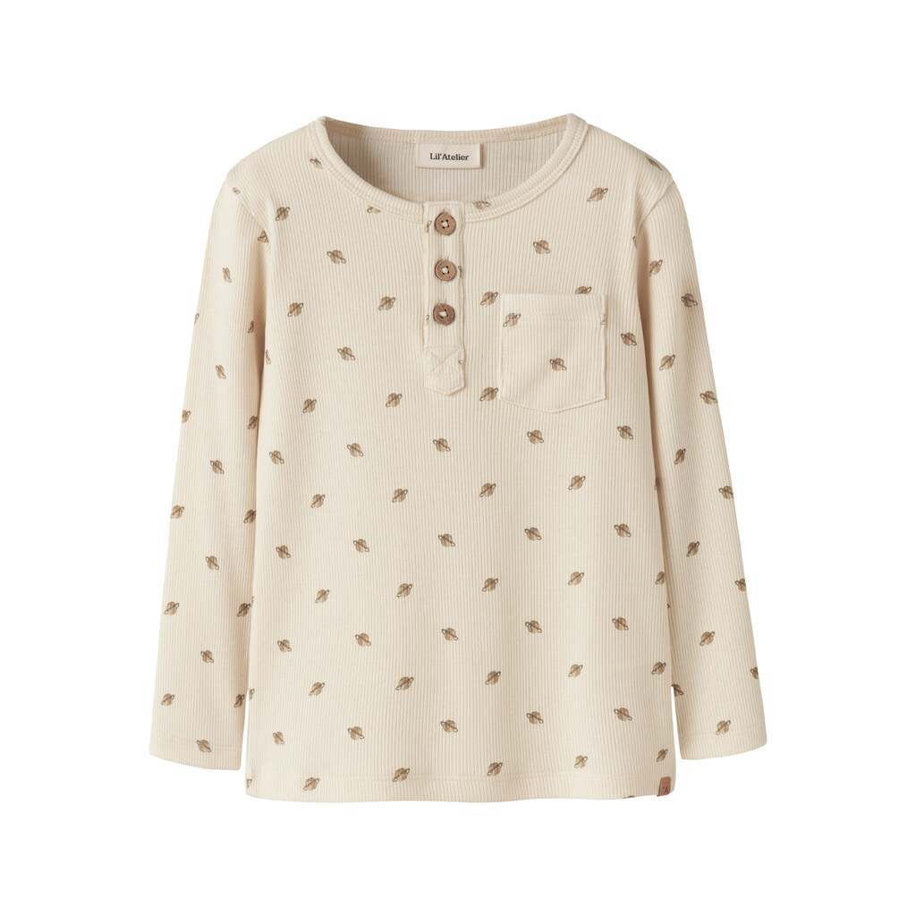 Lil Atelier Lavo - Eno Top - Turtledove/Planets - 92 cm