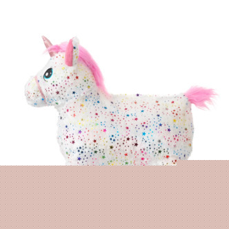 KREA Hoppe Dyr - Enhjørning med pink hår