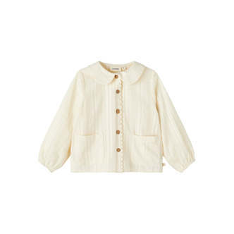 Lil Atelier Naja Loose Shirt - Turtledove - 92 cm