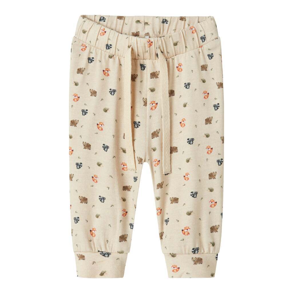 Name It Oforest Pants - Peyote Melange - 50 cm