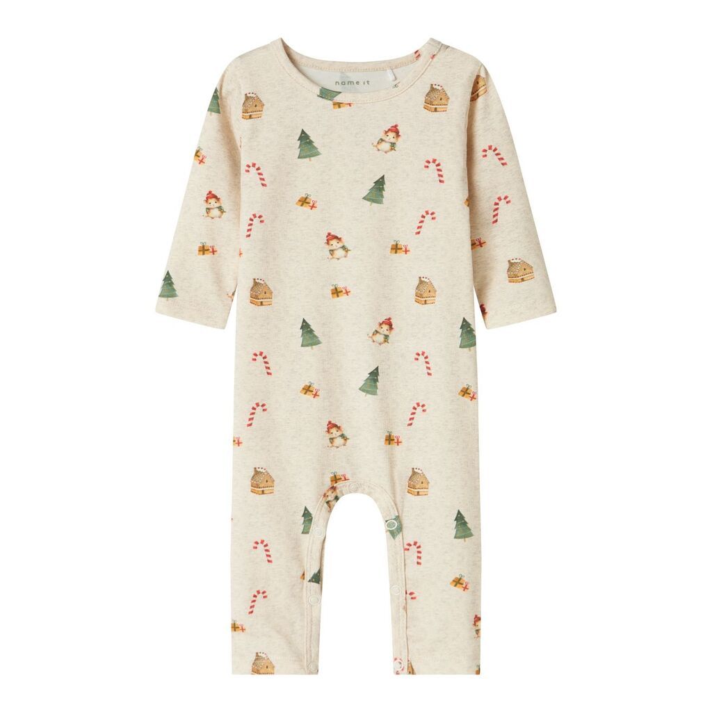 Name It Roccas Natdragt - Peyote Melange - 50 cm