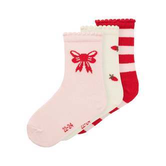 Name It Futti 3 pack strømper - Cloud Dancer - 22/24 cm