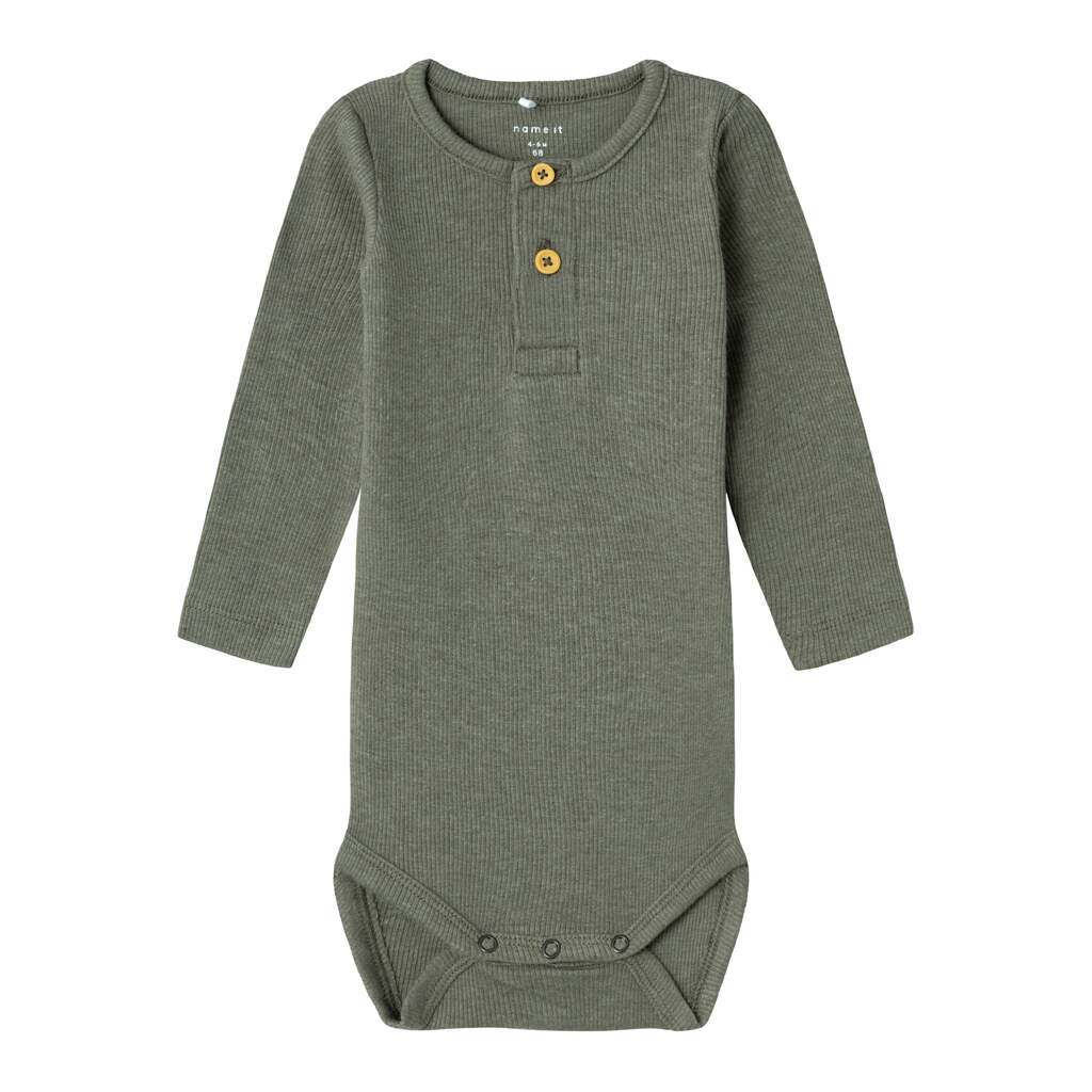 Name It Kab Body Noos - Dusty Olive Melange - 50 cm